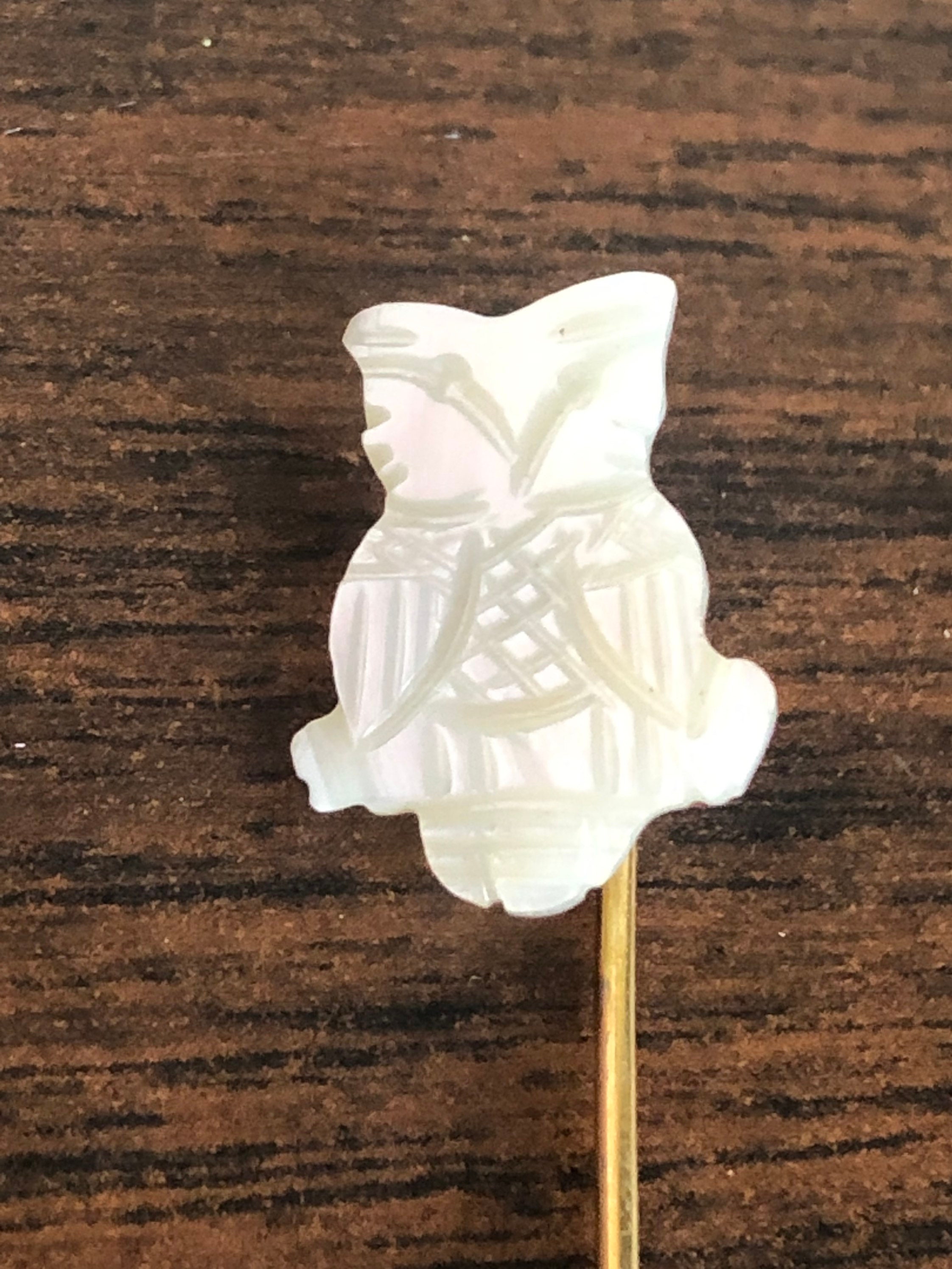 Vintage owl pin