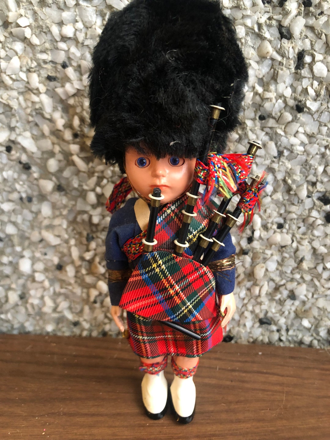 Vintage Scottish Bagpipe Doll Etsy