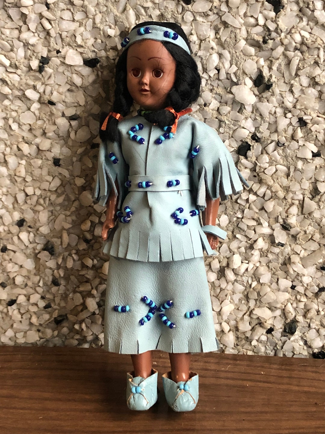Vintage Native American Doll Etsy