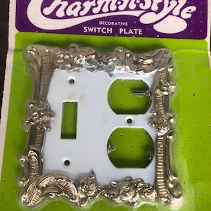 New Vintage brass light switch / outlet cover