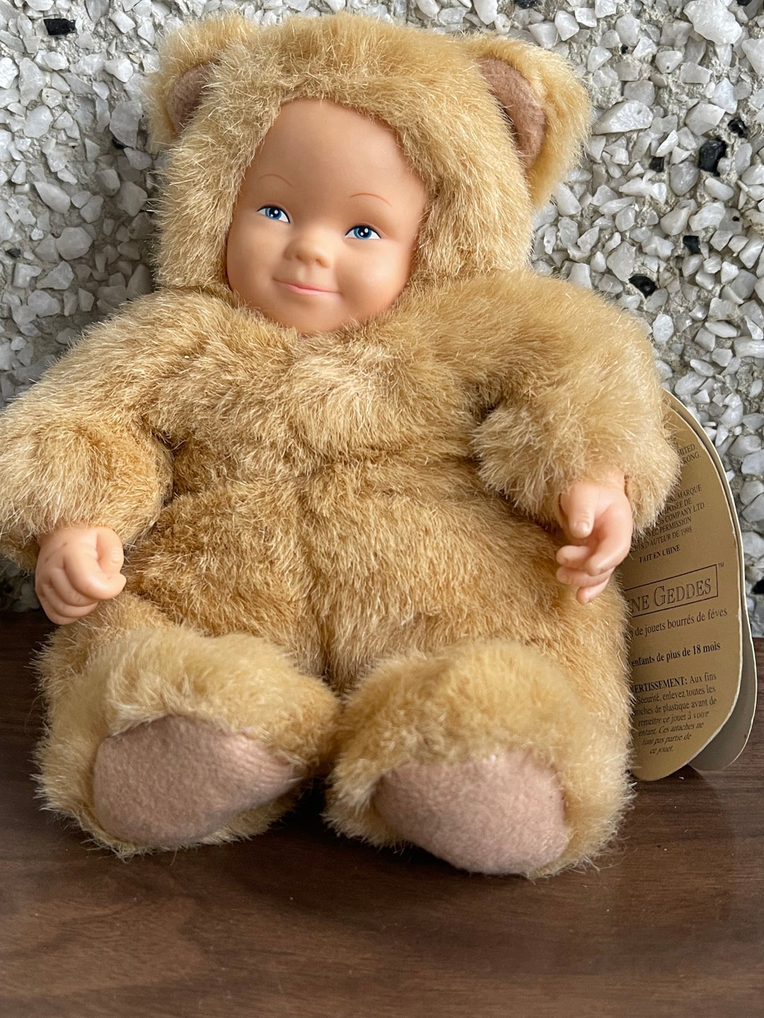Anne Geddes Bear Baby Doll, Plush Collectible Inches)