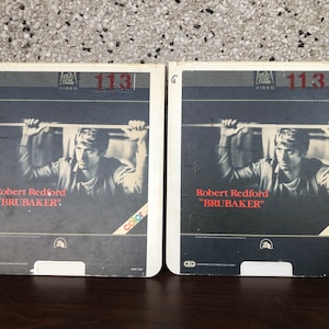 Vintage &quot;Brubaker&quot; Video Disc (CED) -   Robert Redford