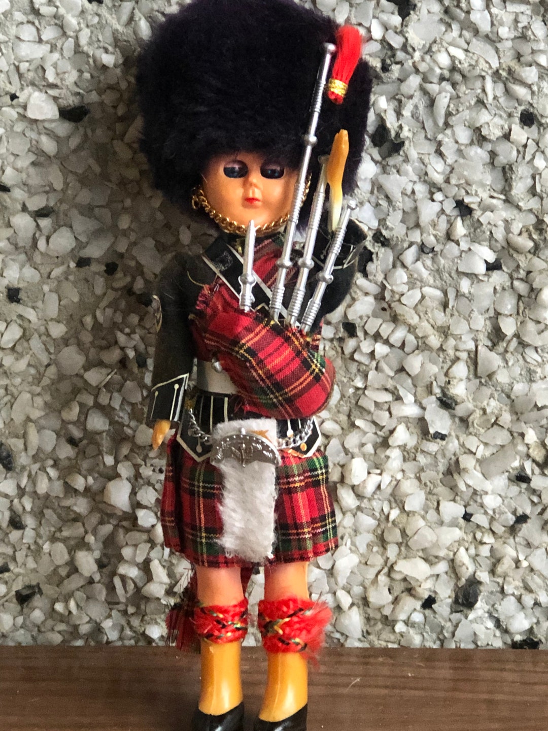 Vintage Scottish Bagpipe Doll Etsy