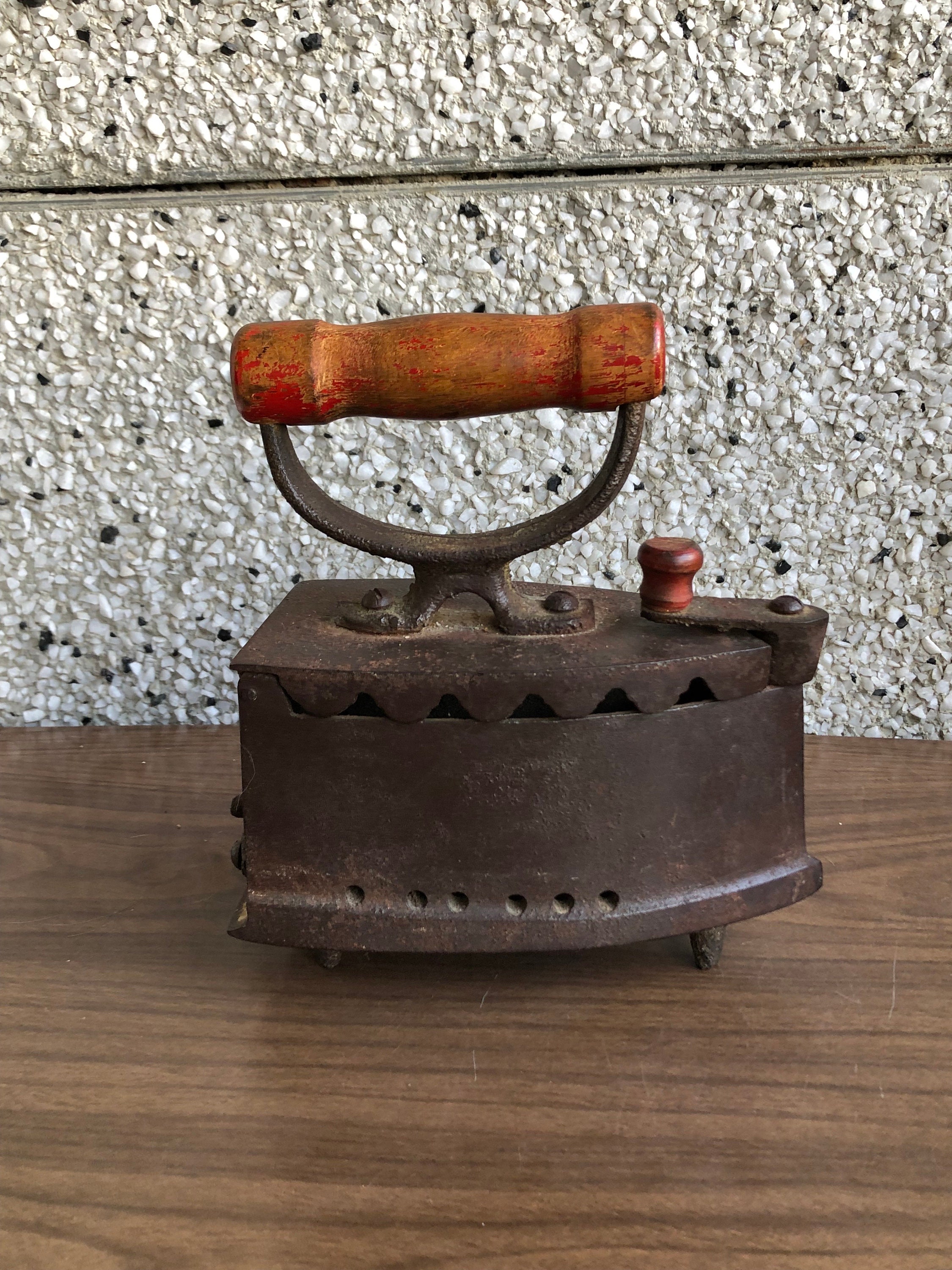 Antique Cast Iron Iron - Etsy UK