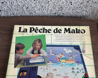 La Peche de Mako - vintage fishing board game