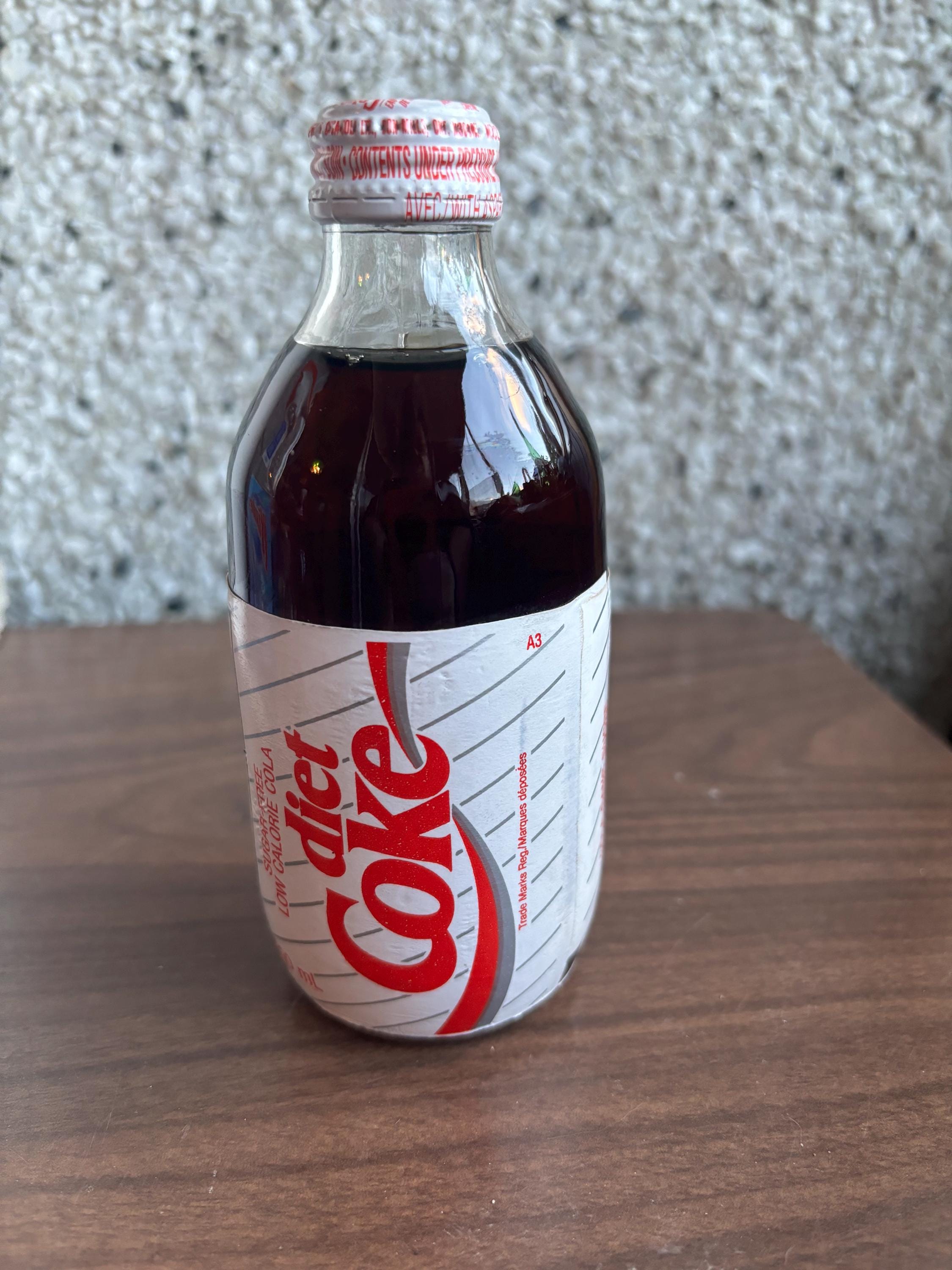 Vintage Glass Bottle Diet Coca-cola 300ml - Etsy