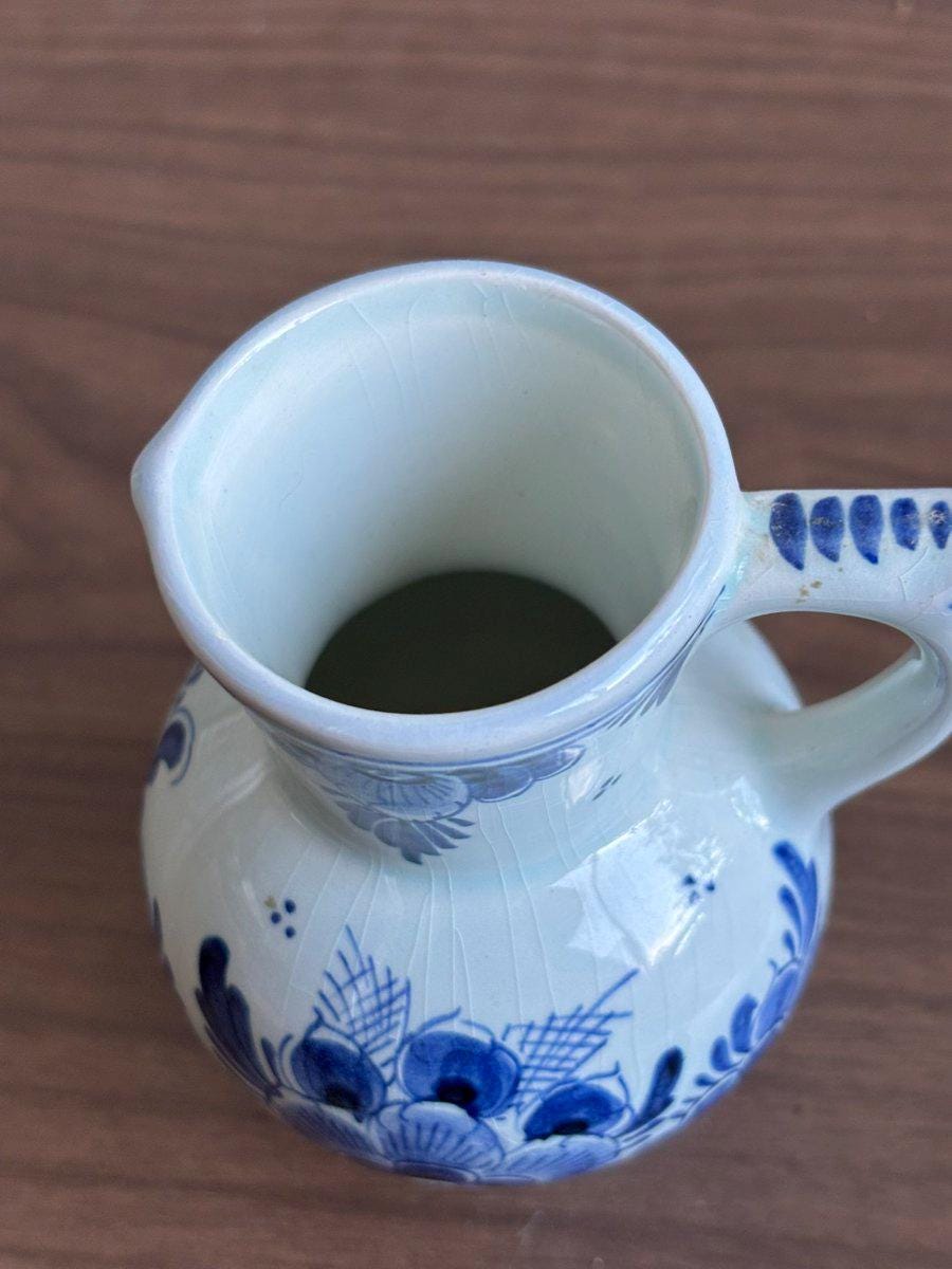 ヴィンテージ デルフト オランダ製 水差し - Etsy 日本