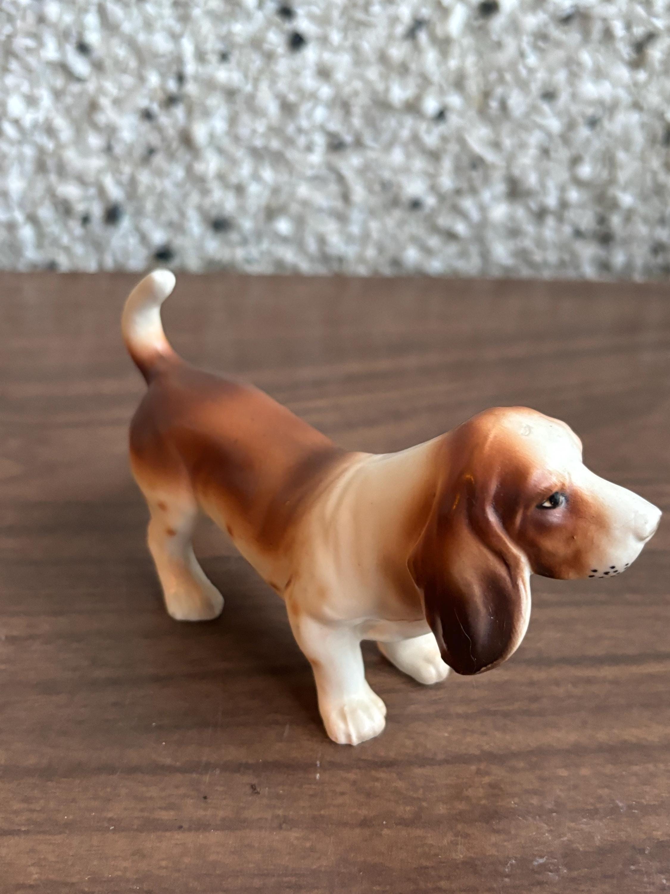 ヴィンテージのバセットハウンドの置物 - Etsy 日本