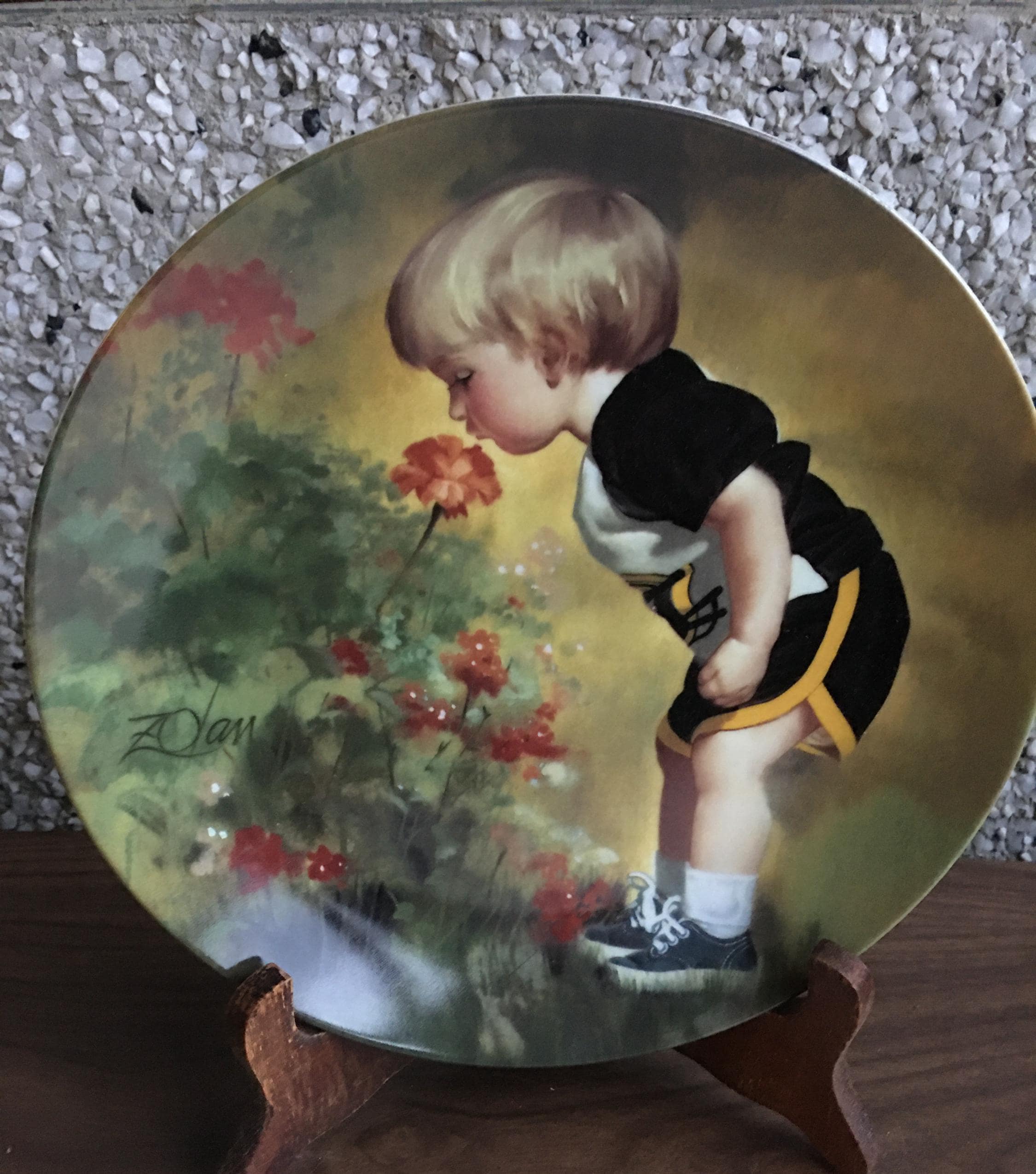Grandma's Garden - Wonder of Childhood Collector Plate - Art by