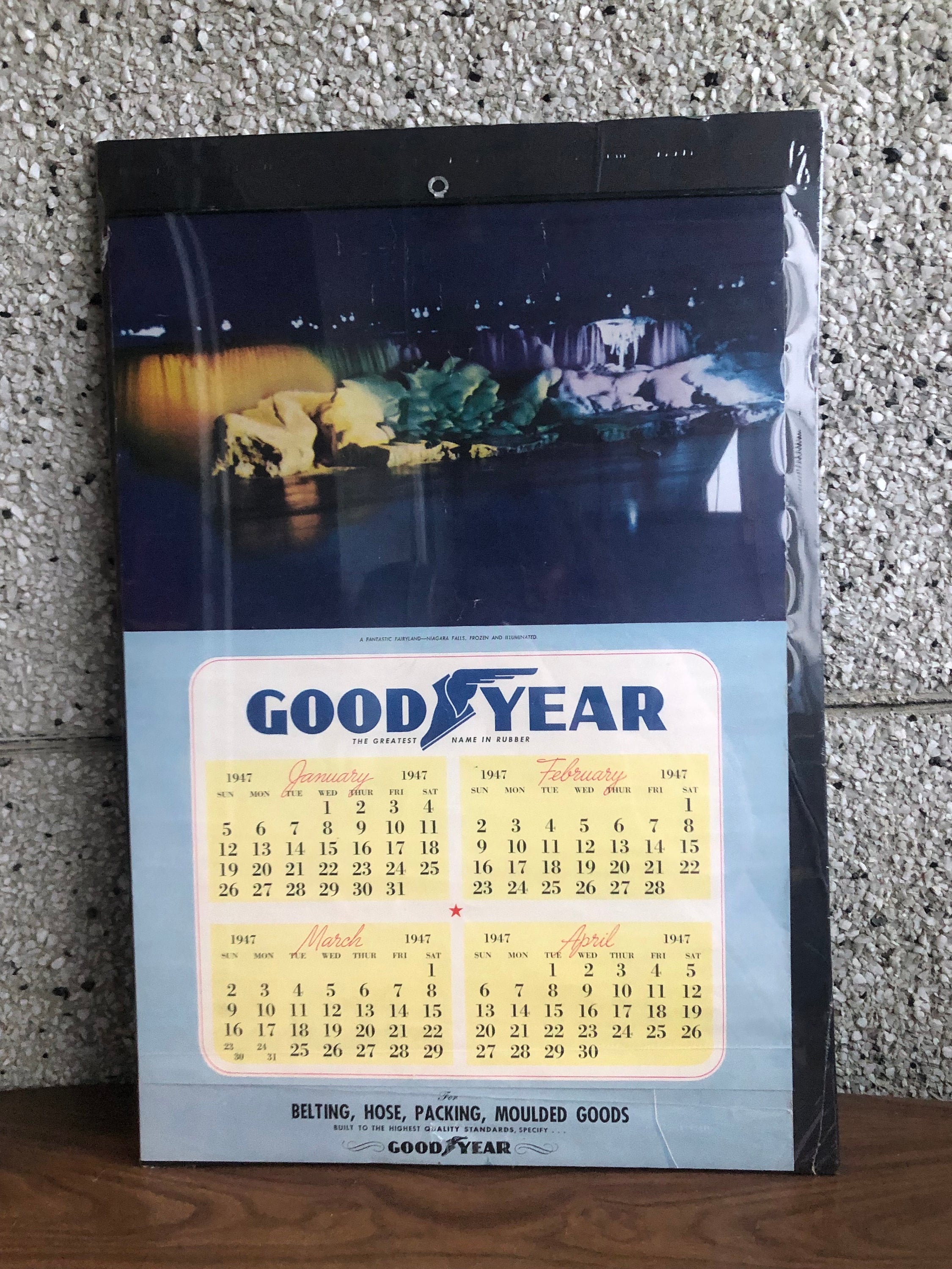 1947 Goodyear Calendar - Etsy
