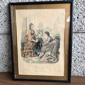 vintage "La Mode Illustree" - print