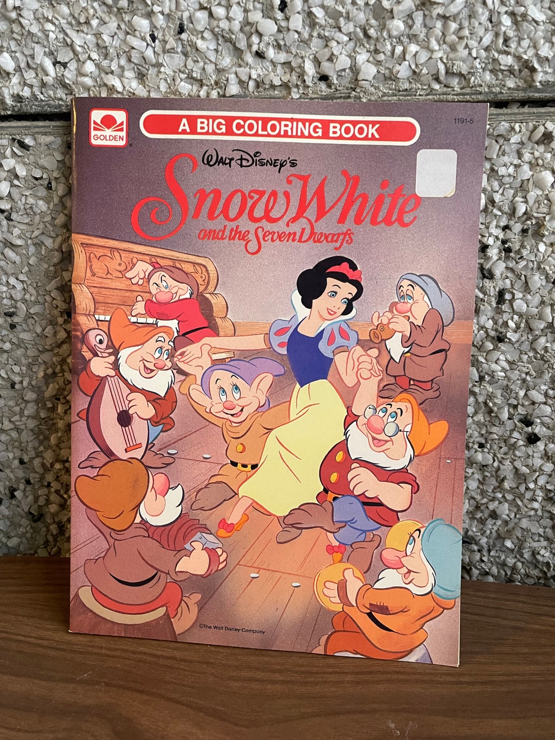 1987 Snow White Coloring Book - Etsy