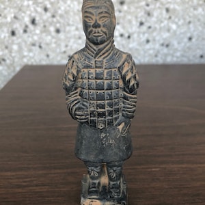 Vintage Chinese terracotta warrior