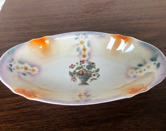 Vintage German dish luster ware