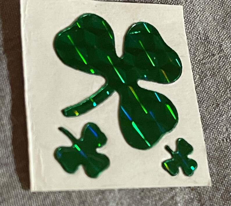 Shamrock Sticker Boston Prismatic Shamrock Sticker - Etsy