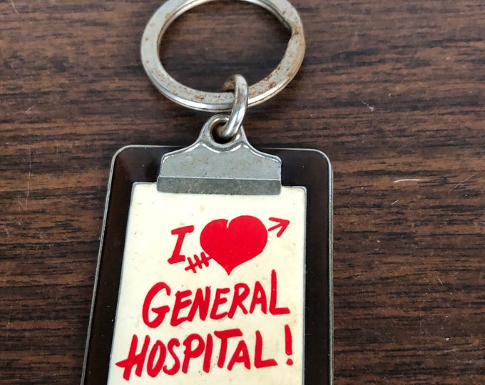 Vintage General Hospital Keychain Etsy