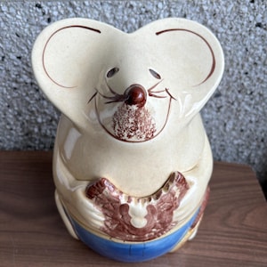 vintage  mouse cookie jar
