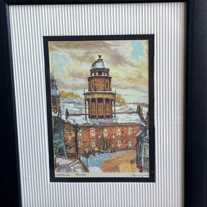 Vintagetryck av Halifax klocktorn