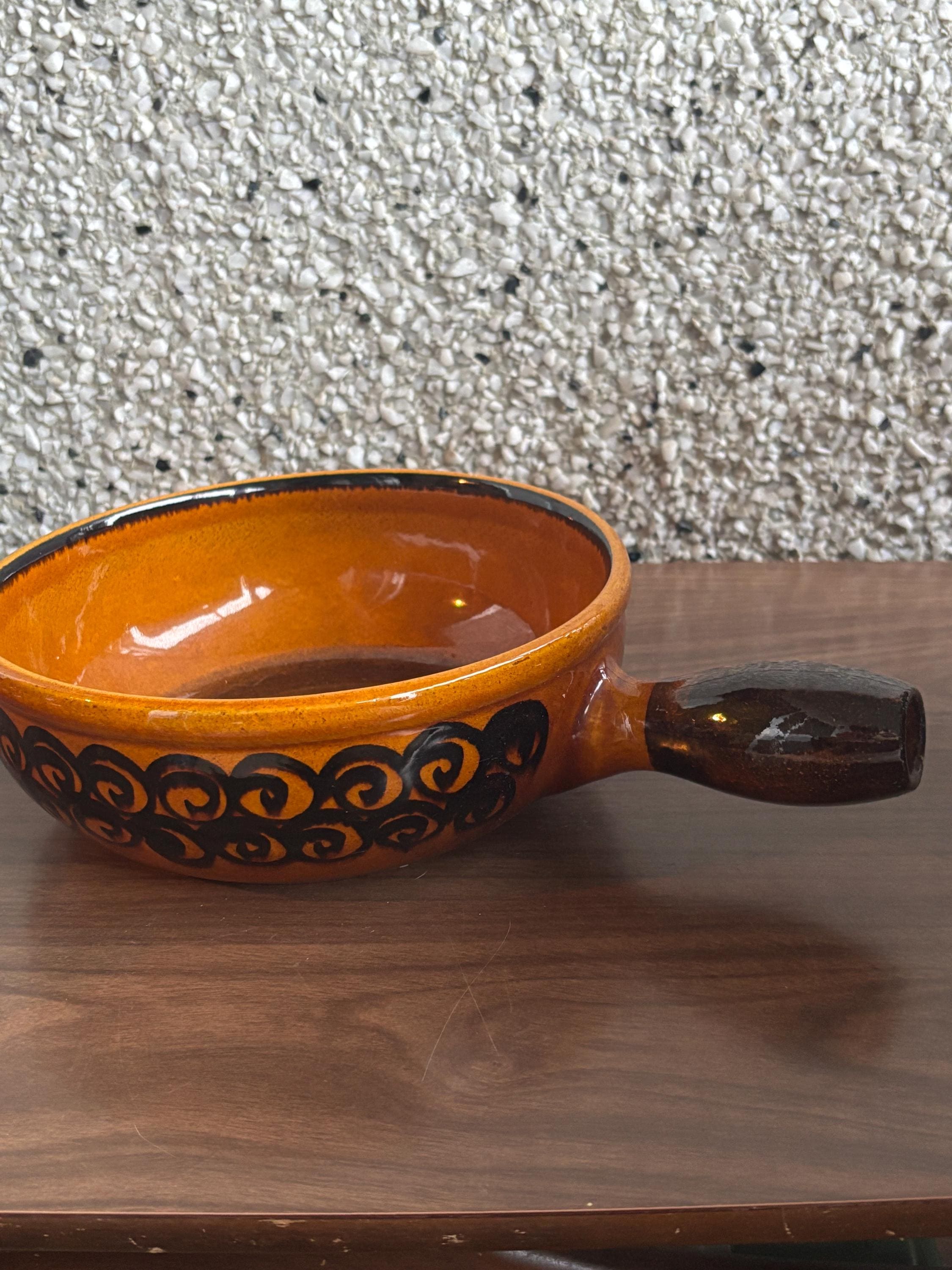 Vintage 1960's Brown Landert 22 Swiss Fondue Pot- We Combine