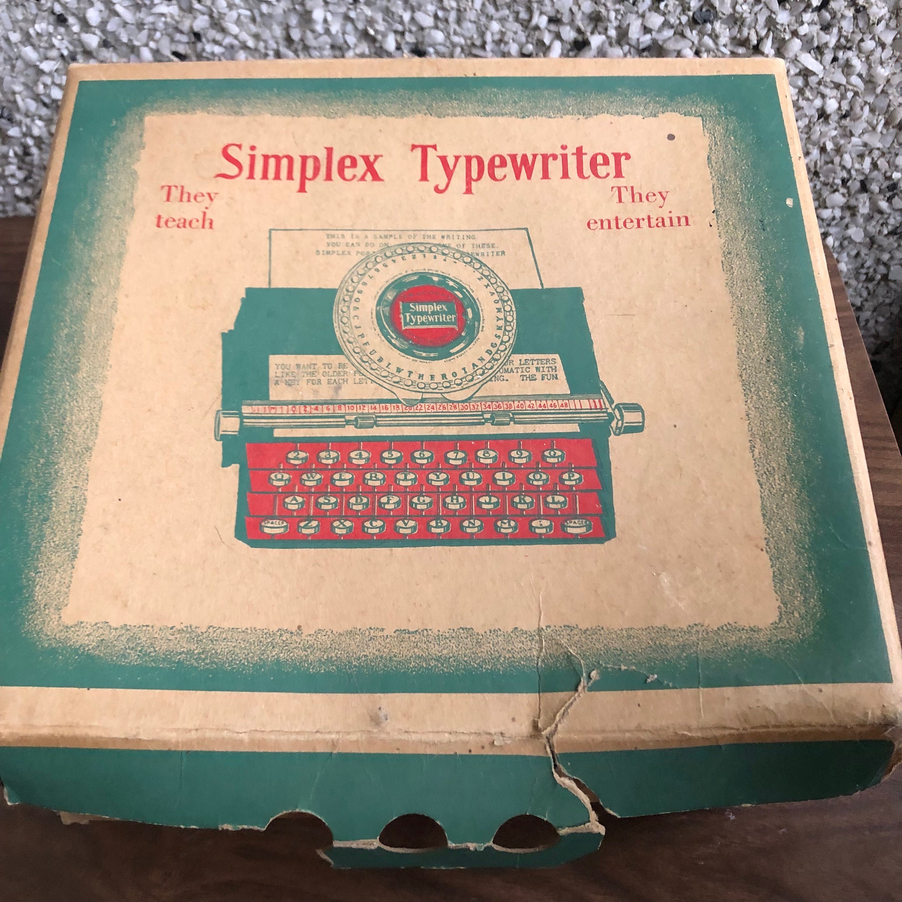 ●ヴィンテージ　ブリキ　TYPET タイプライター 昭和レトロ 1950s BERWIN ブリキのタイプライター | ブリキのおもちゃ