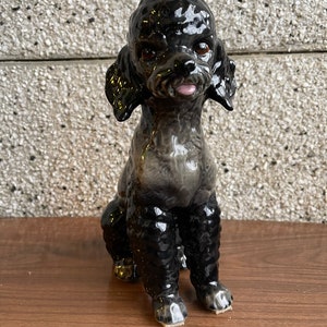 Vintage West German Large Goebel Grey /black Poodle - Etsy Israel