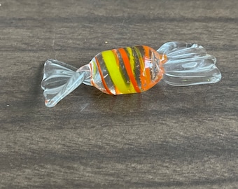 Murano glass candy striped