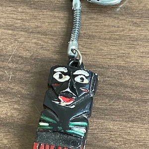 Vintage black rectangle Aztec totem