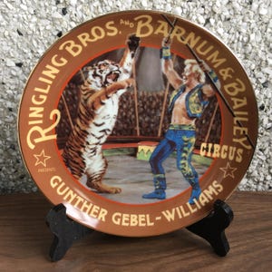 Placa de colección de leyendas del circo Ringling Bros and Barnum & Bailey “El Señor de los Anillos”