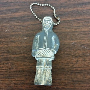 Vintage Eskimo Inuit Key Chain
