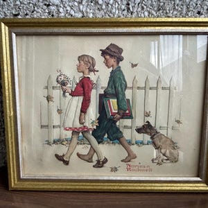 Norman rockwell dog - Etsy 日本