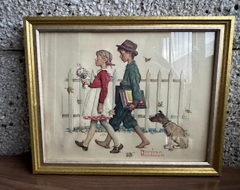 Vintage Norman Rockwell Figurine - Bark If They Bite - Etsy