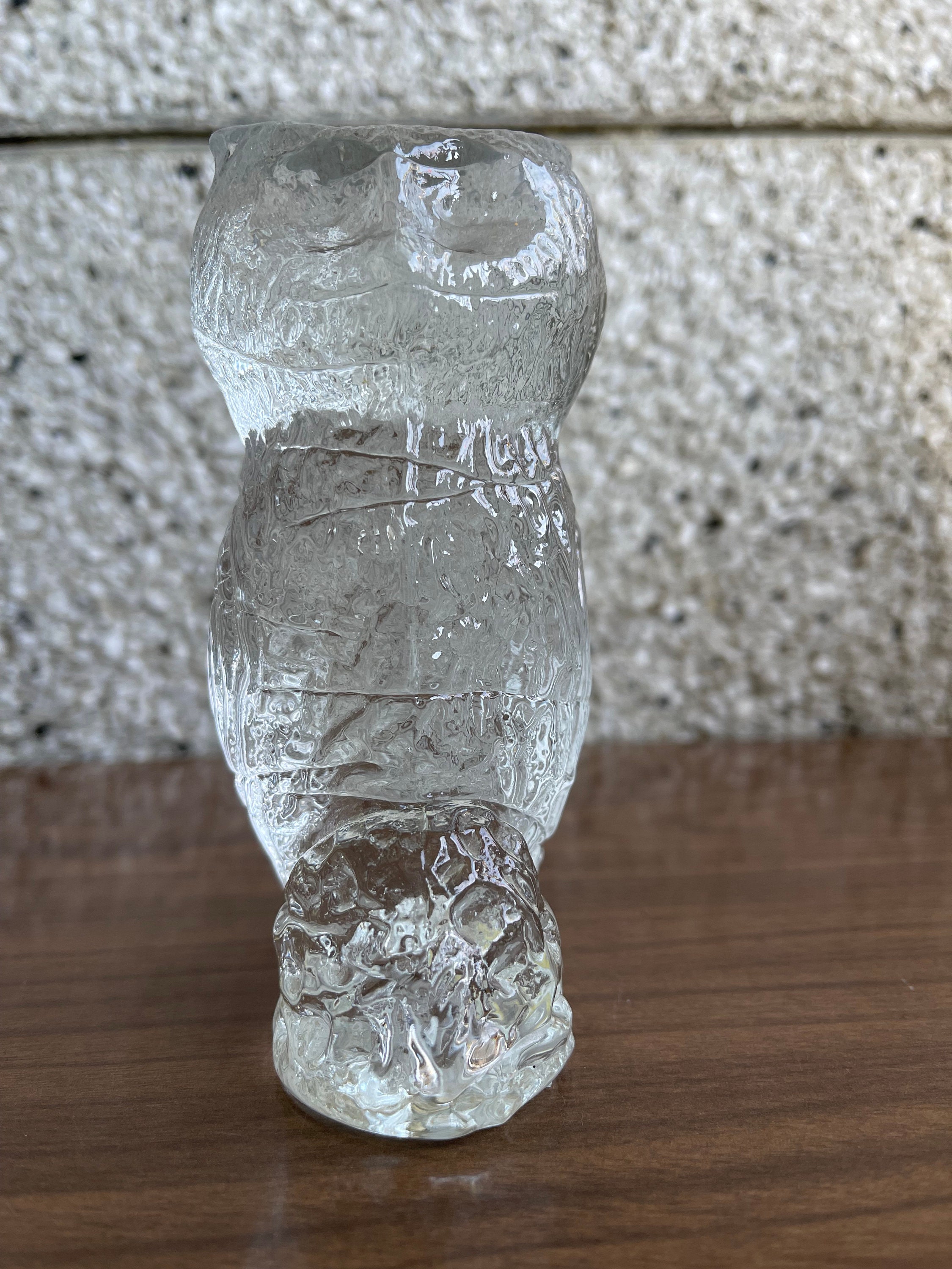 Swedish Engberg Glass Vintage Owl