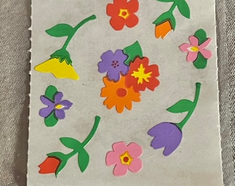 Vintage Mrs Grossman Blumen-Aufkleber