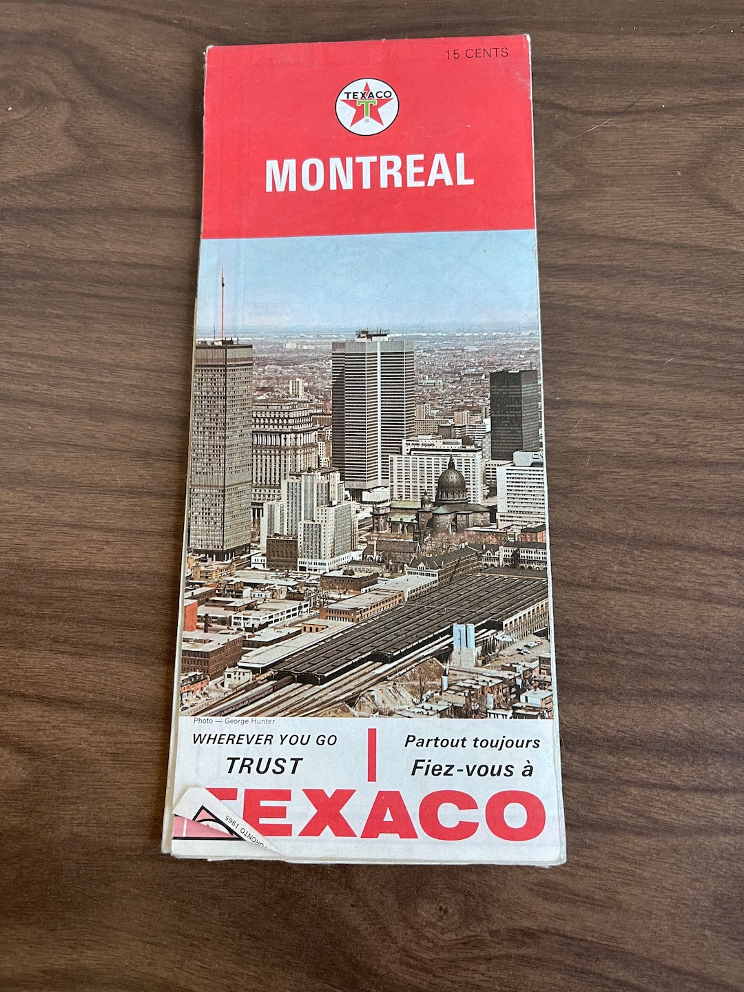 Vintage Texaco Gas Station Montreal 1965 Road Map Etsy