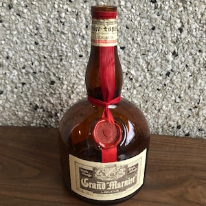 Vintage Grand Marnier Bottle - Etsy
