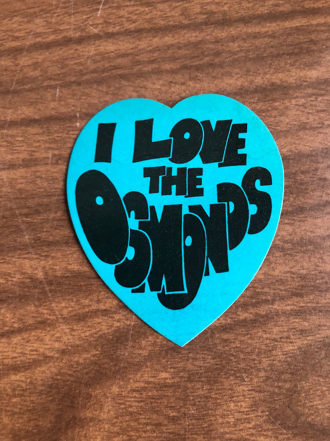 Vintage 70s Osmands Heart Sticker - Etsy