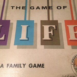 The Game of Life #4000 Original Vintage 1960 Board Game Complete