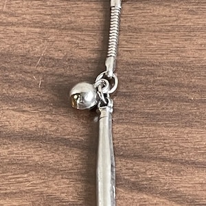 Vintage Mini Baseballschläger und Ball Schlüsselanhänger
