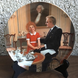 Tomorrow - collector plate from ANNIE - art by William Chambers