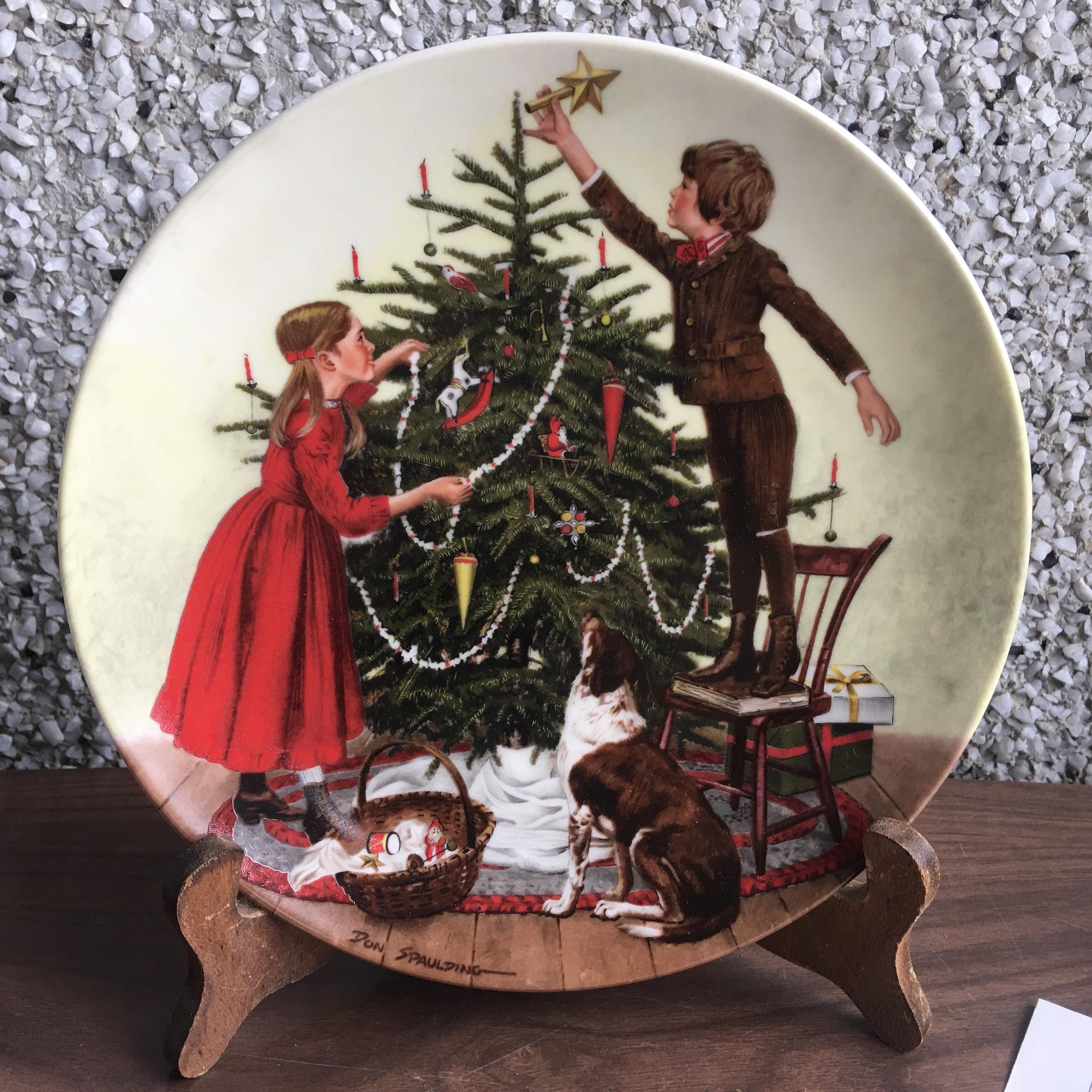 クリスマス - ドン・スポールディングによるコレクタープレート - Etsy