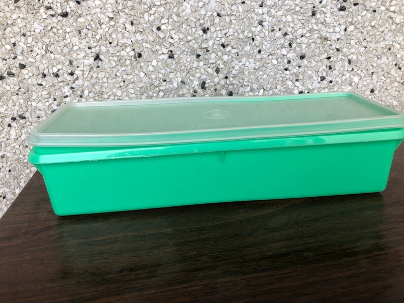 Vintage Jadeite Tupperware Crisper Bin Etsy