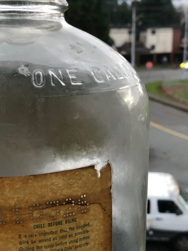 Vintage Coca Cola 1 Gallon Jug With Lid Etsy