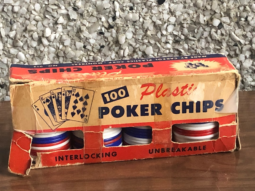 Vintage Poker Chips Etsy