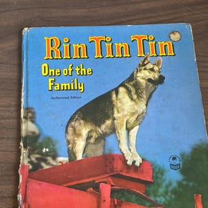 vintage Rin Tin Buch