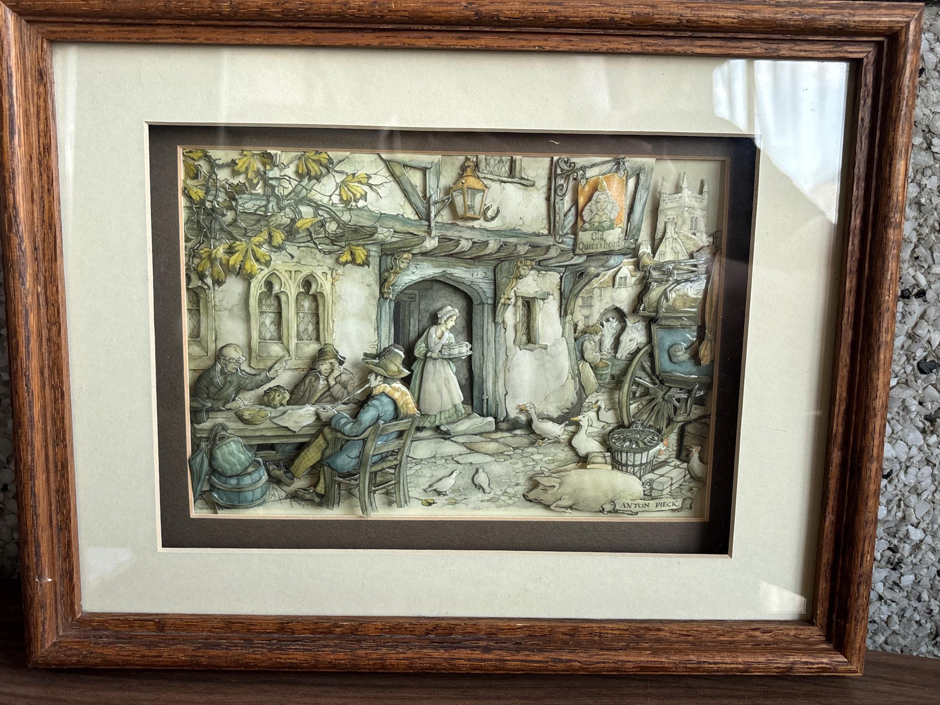 シャドーボックス　DS795　＃01300　ANTON PIECK シャドーボックス DS795 ＃01300 ANTON PIECK Vintage Anton Pieck 3D