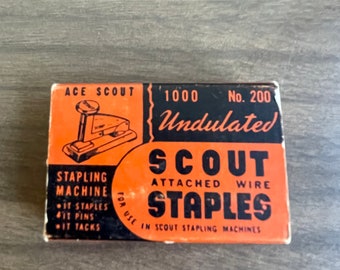 Vintage scout staples