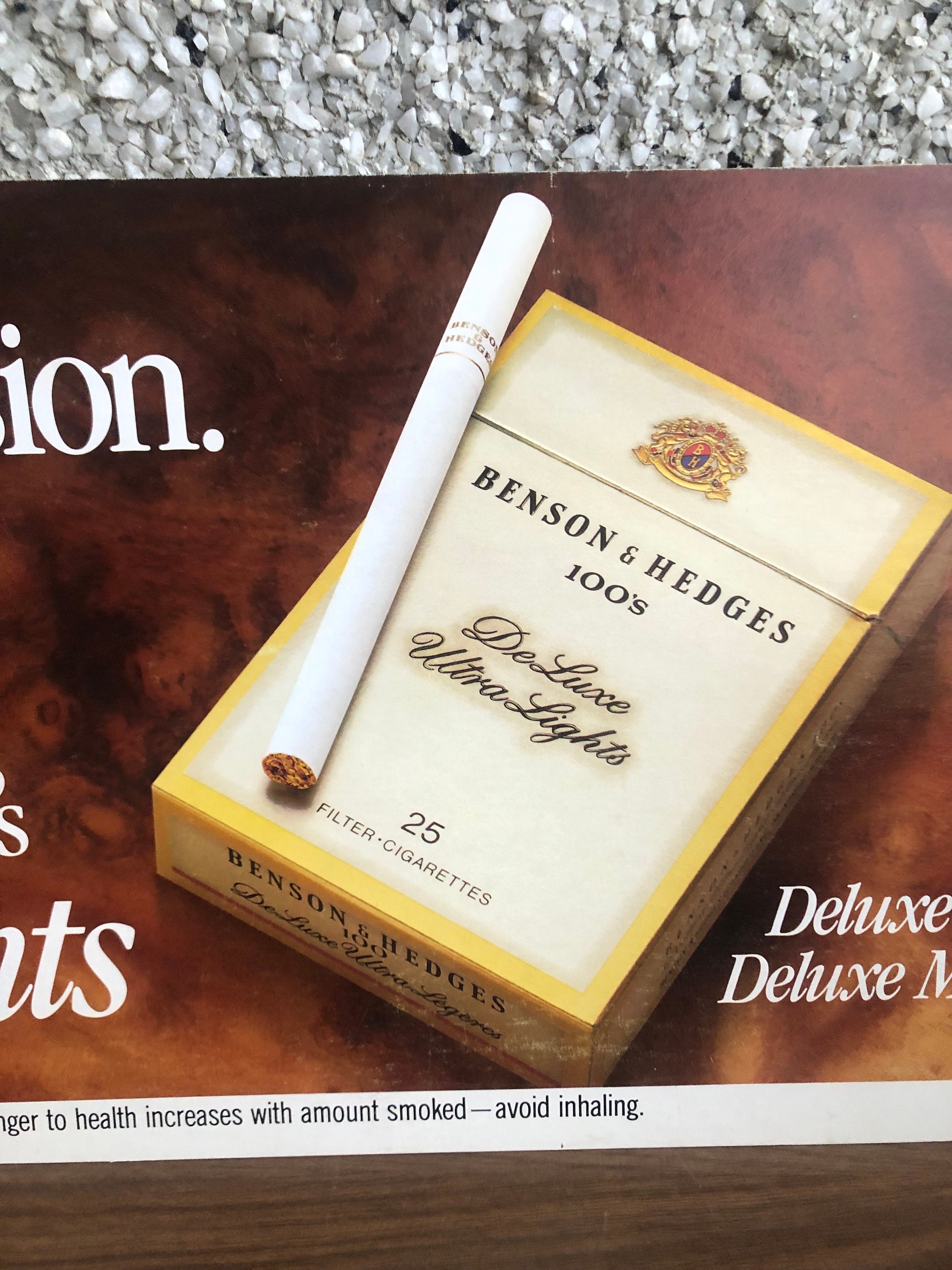 benson hedges cigarettes Vintage Benson and Hedges Ad