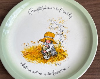 Holly Hobbie 1972 plate