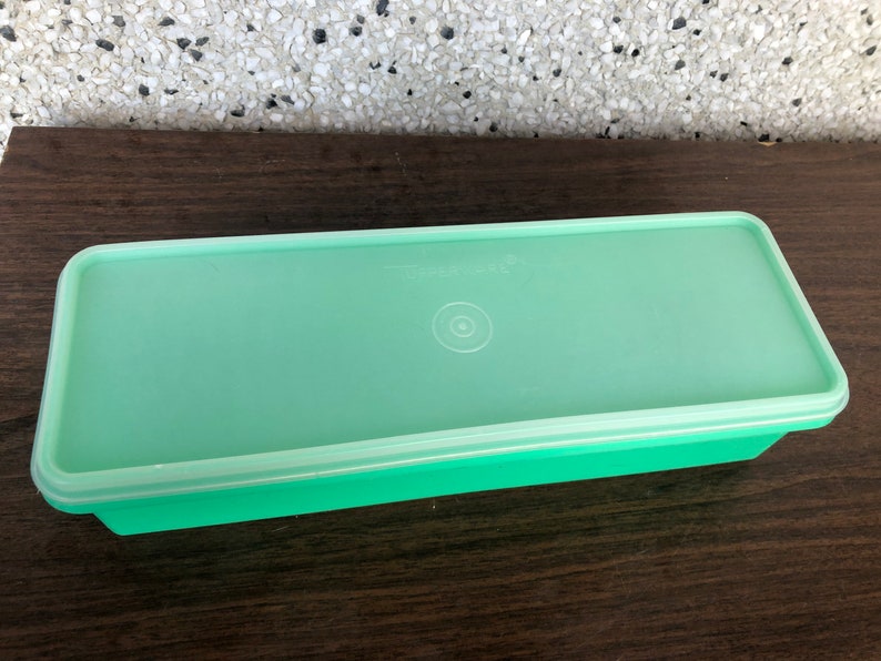 Vintage Jadeite Tupperware Crisper Bin Etsy