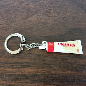 Vintage mini  Close-Up Tooth paste Key Chain